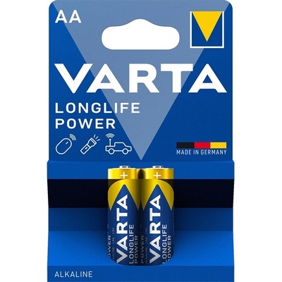 VARTA 4906121412 Longlife Power AA (LR6) алкални батерии 2бр/блистер (4906121412)