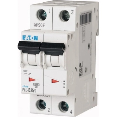 Eaton 2P D 25A 6kA AC PL6-D25/2 286581