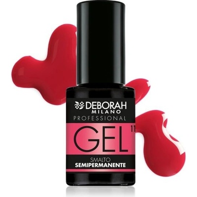 Deborah Milano gelový lak na nehty semi-permanentní, č. 11 Coral Pink, 4,5ml