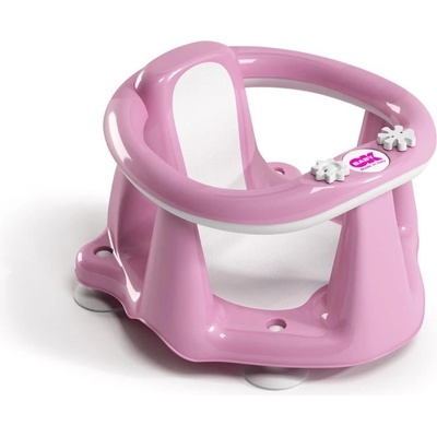 OK BABY Sedadlo do vane protišmykové Flipper Evolution s prísavkami Pink