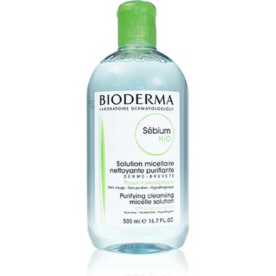BIODERMA Sébium H2O мицеларна вода за лице за мазна кожа 500 мл