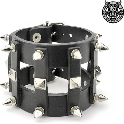 Leather & steel fashion гривна Hell's gate - LSF1 139
