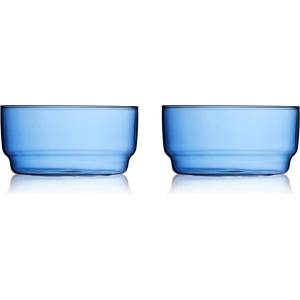 Lyngby Glas Сини стъклени купички в комплект от 2 бр. 500 ml Torino - Lyngby Glas (32368)