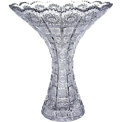 BOHEMIA CRYSTAL Broušená skleněná váza Bohemia Crystal Tanečnice - bohatý brus Klasik 255mm – Zboží Dáma