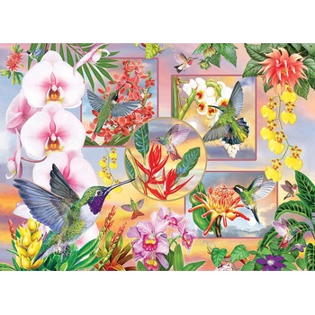 Image 1 of Cobble Hill - Puzzle Hummingbird Magic 500 XXL - 500 piese