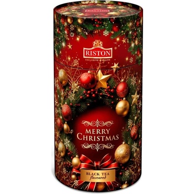 RISTON Merry Christmas Red papírový tubus 85 g