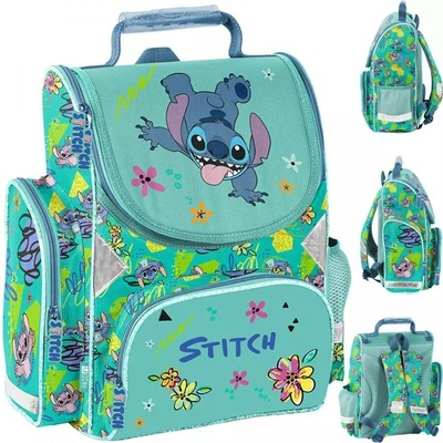 Školní batoh Paso s jednou komorou a reflexními prvky Lilo a Stitch