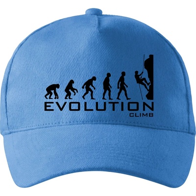 Evolution Climb so zahnutým šiltom a látkovou sponou Svetlomodrá