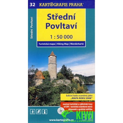 Turistická mapa č. 32 Střední Povltaví 1 : 50 tis.