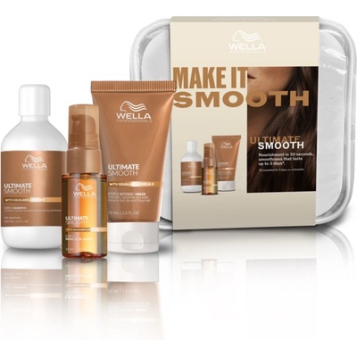 Wella Ultimate Smooth Set комплект за пътуване за блясък и мекота на косата