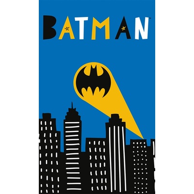 Carbotex Bavlnený uterák 30 x 50 cm Batman Gotham City