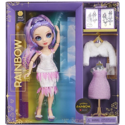 MGA Rainbow High Fantastic Fashion Violet Willow