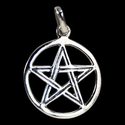 Megalith PENTAGRAM stříbrný přívěsek malý P40940