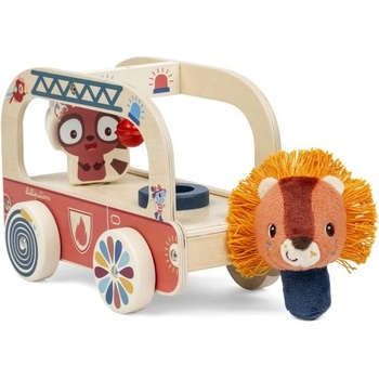 Lilliputiens - дървена пожарна кола - лъв Джак