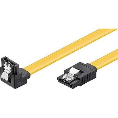Goobay Kabel datový SATA 6 Gb/s lomený dolů západky 0,3m 11.92.1563