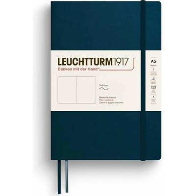 Leuchtturm1917 Zápisník Deep Sea Softcover A5 čistý