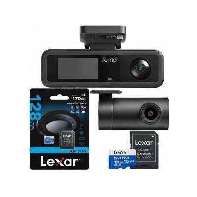 70MAI T400 3-channel + Lexar 128GB Card
