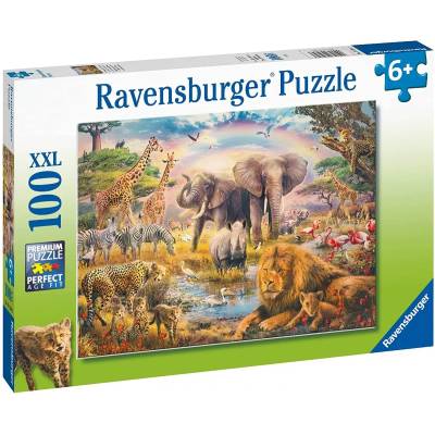 Ravensburger - Puzzle African savannah - 100 piese