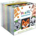 Pixelhobby Комплект от 3 мозайки с пиксели XL, Pixelhobby, Куб - Животни (24209)