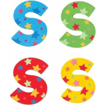 Bigjigs Toys hviezdičkové písmenko S