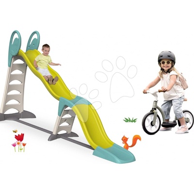 SMOBY set šmykľavka Toboggan Super Megagliss v a balančné odrážadlo