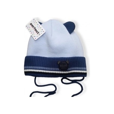 dětská zimní čepice Bear Cool modrá