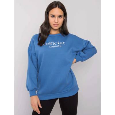 Mikina CHERBOURG s nápisem OFFICIAL EMBL702.46BLUE