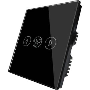 ELMARK Wi-fi smart touch eu КЛЮЧ ЗА ВЕНТИЛАТОР ЧЕРЕН (195010/bl)