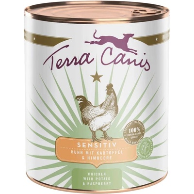 Terra Canis Sensitive Пиле с картофи и малини 800 г