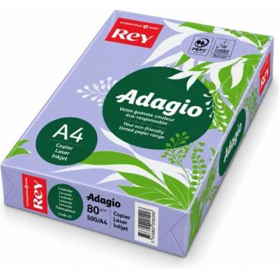 Rey Adagio barevný papír A4, 80g,500l, levandulový