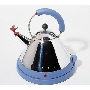Alessi Електрически чайник Alessi MG32 синя дръжка (mg32 az) Електрически кани