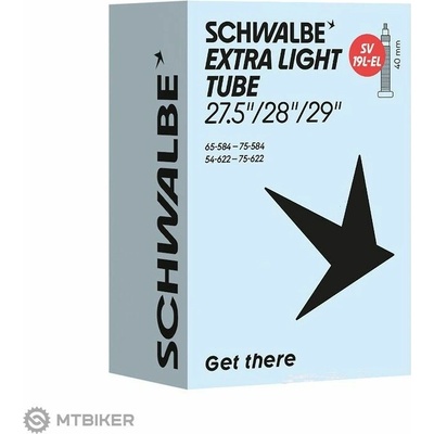 Schwalbe Extre Light 29x2.10-3.0" duše, galuskový ventil 40 mm