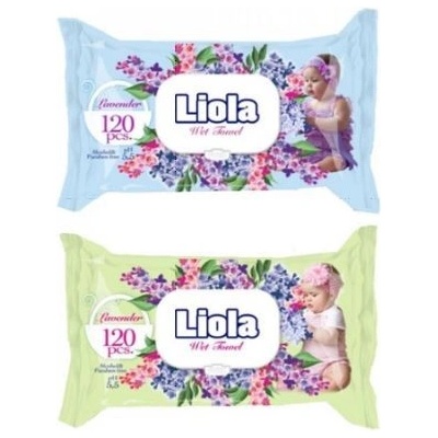 Liola Levanduľa detské vlhčené obrúsky 120 ks