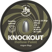 Diabolky JSB Knockout Slugs 5,5 mm 200 ks