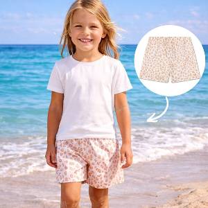 Swim Essentials Swim Essentials: Детски плувни шорти с UV50+ "Neutral Leopard (SWE-2024SE1594)