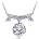 Silenti Jewelry Сребърно колие "Везни