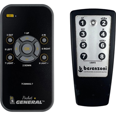 GENERAL BESENZONI 7CS99002.7, 1.107 ITSF3 8 Channels Model 2004 - дистанционно управление дубликат (7CS99002.7, 1.107 ITSF3 8 Channels Model 2004)