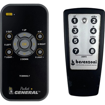 GENERAL BESENZONI 7CS99002.7, 1.107 ITSF3 8 Channels Model 2004 - дистанционно управление дубликат (7CS99002.7, 1.107 ITSF3 8 Channels Model 2004)