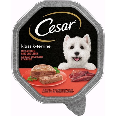 Cesar Adult Dog Klassik hovězí a játra 56 x 150 g
