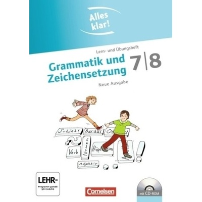 7./8. Schuljahr, Grammatik und Zeichensetzung m. CD-ROM