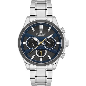 Daniel Klein DK. 1.13793-2 - Мъжки часовник, Exclusive, Кварцов, 44mm, 5 ATM, Черен Часовници