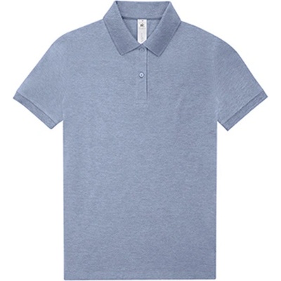 B&C Dámske polo tričko PW463 Heather Blue