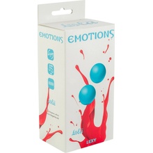 Lola Toys Vaginálne guličky bez slučky Emotions Lexy Medium tyrkysová