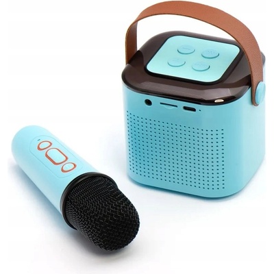 1Mcz WS Y1 Bluetooth karaoke set mikrofon a reproduktor modrý – Zboží Mobilmania