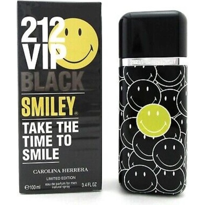Carolina Herrera 212 VIP Black Smiley parfumovaná voda pánska 100 ml