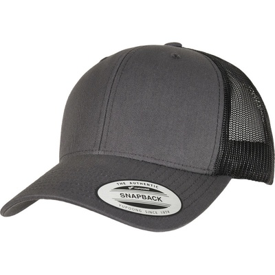Flexfit 6606/6606T Trucker Vintage COT55660623999 charcoal/bl Charcoal/černá