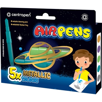 Centropen Air Pens Metallic 1590 5 ks