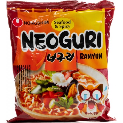 Nongshim Neoguri Ramyun Morské plody Instantná štipľavá polievka 120 g
