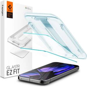 Spigen Протектор за Google Pixel 9 Pro XL (комплект 2) - Spigen Glas. tR EZ FIT - Прозрачен