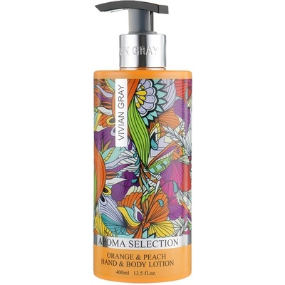 Vivian Gray Aroma Selection Orange & Peach mlieko na ruky a telo 400 ml